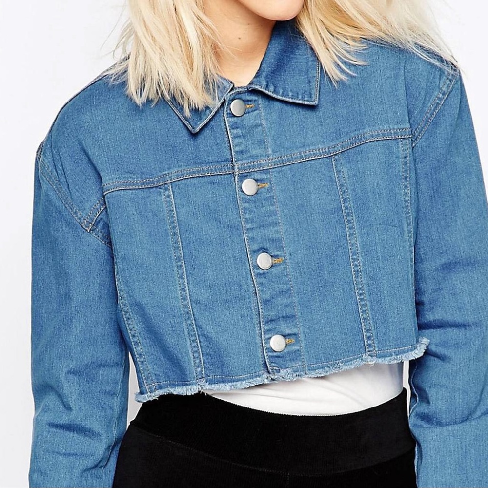 Cut Off Denim Jacket